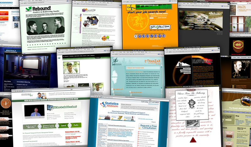 More screen captures of various older projects